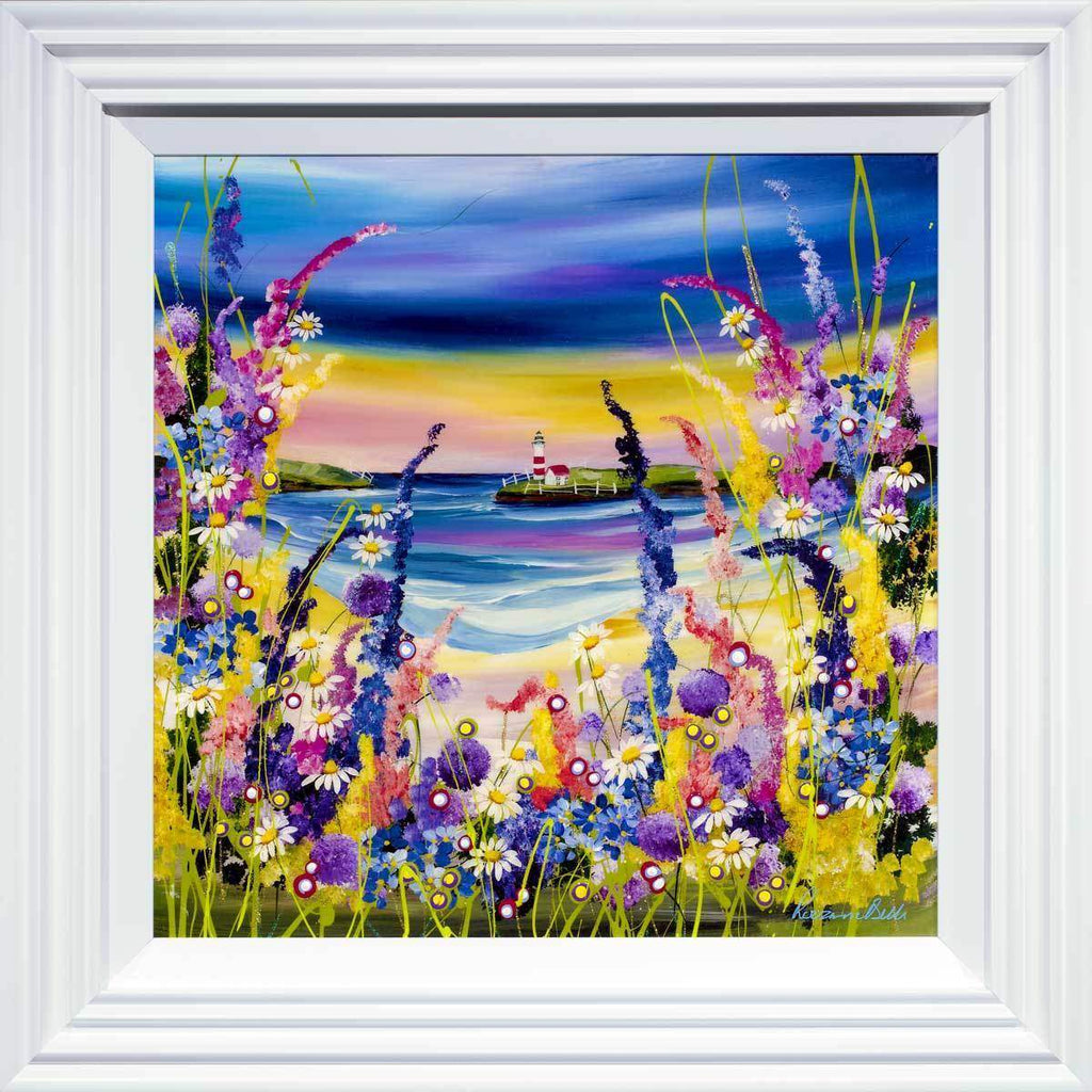 By The Lighthouse - Original - SOLD by artist Rozanne Bell - Wyecliffe Galleries