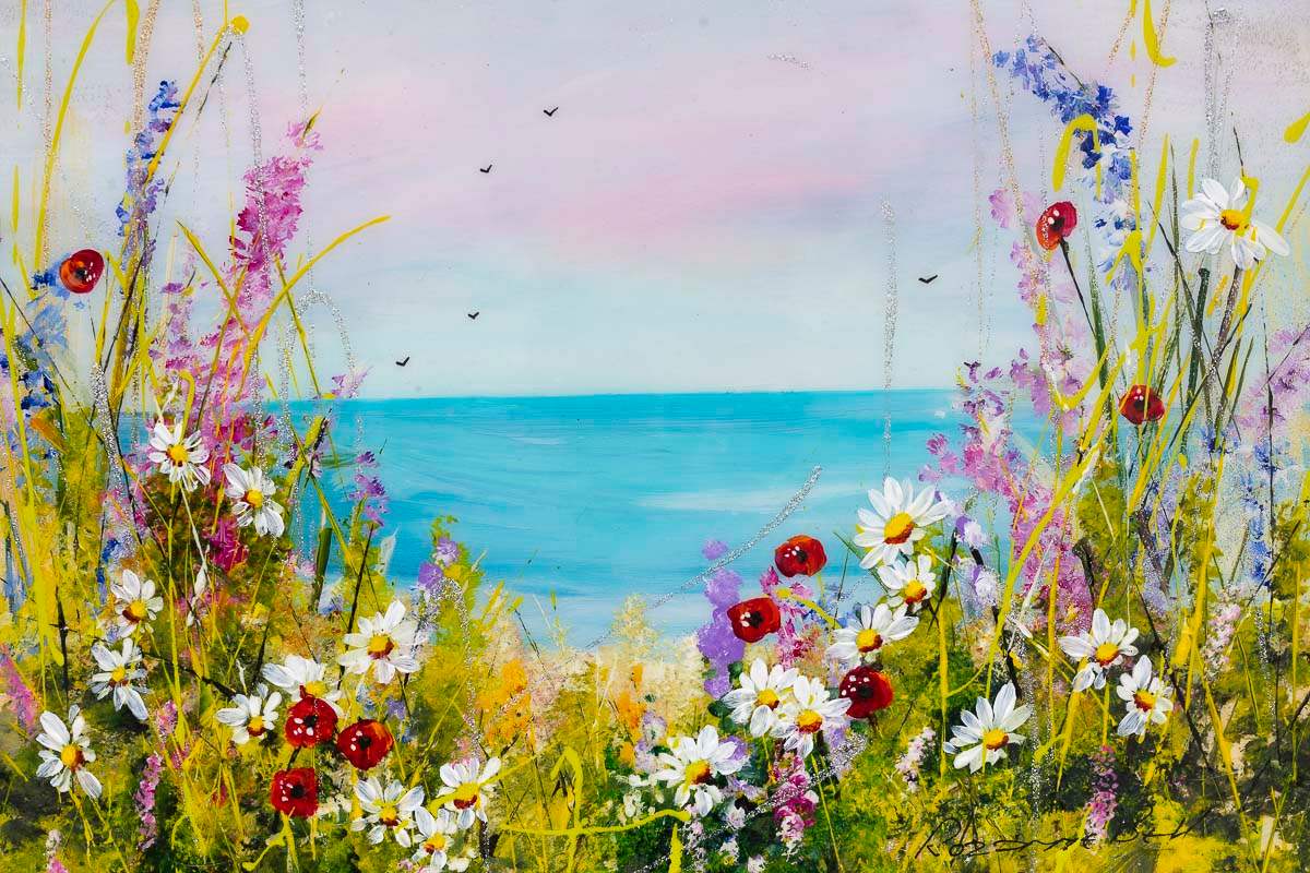 Calm of the Sea - Original - SOLD by artist Rozanne Bell - Wyecliffe Galleries