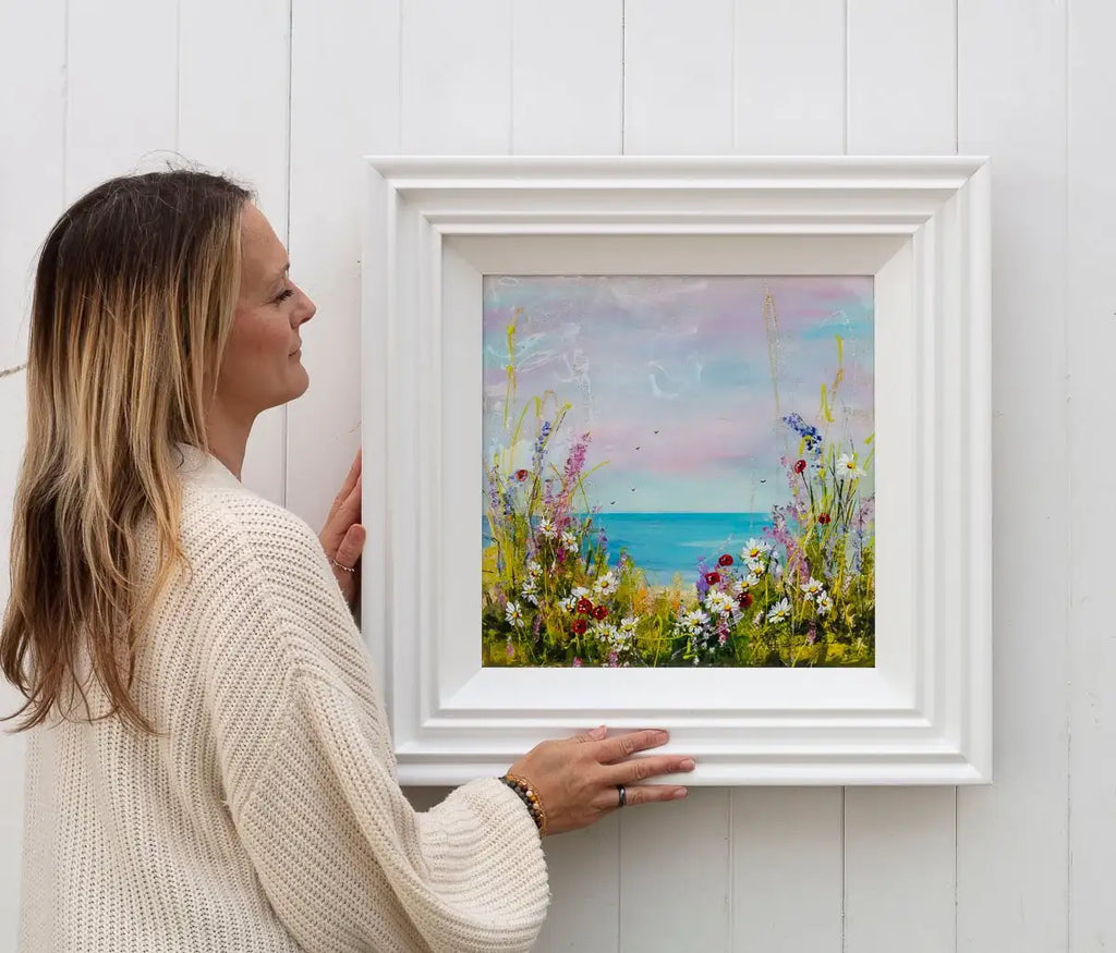 Calm of the Sea - Original - SOLD by artist Rozanne Bell - Wyecliffe Galleries