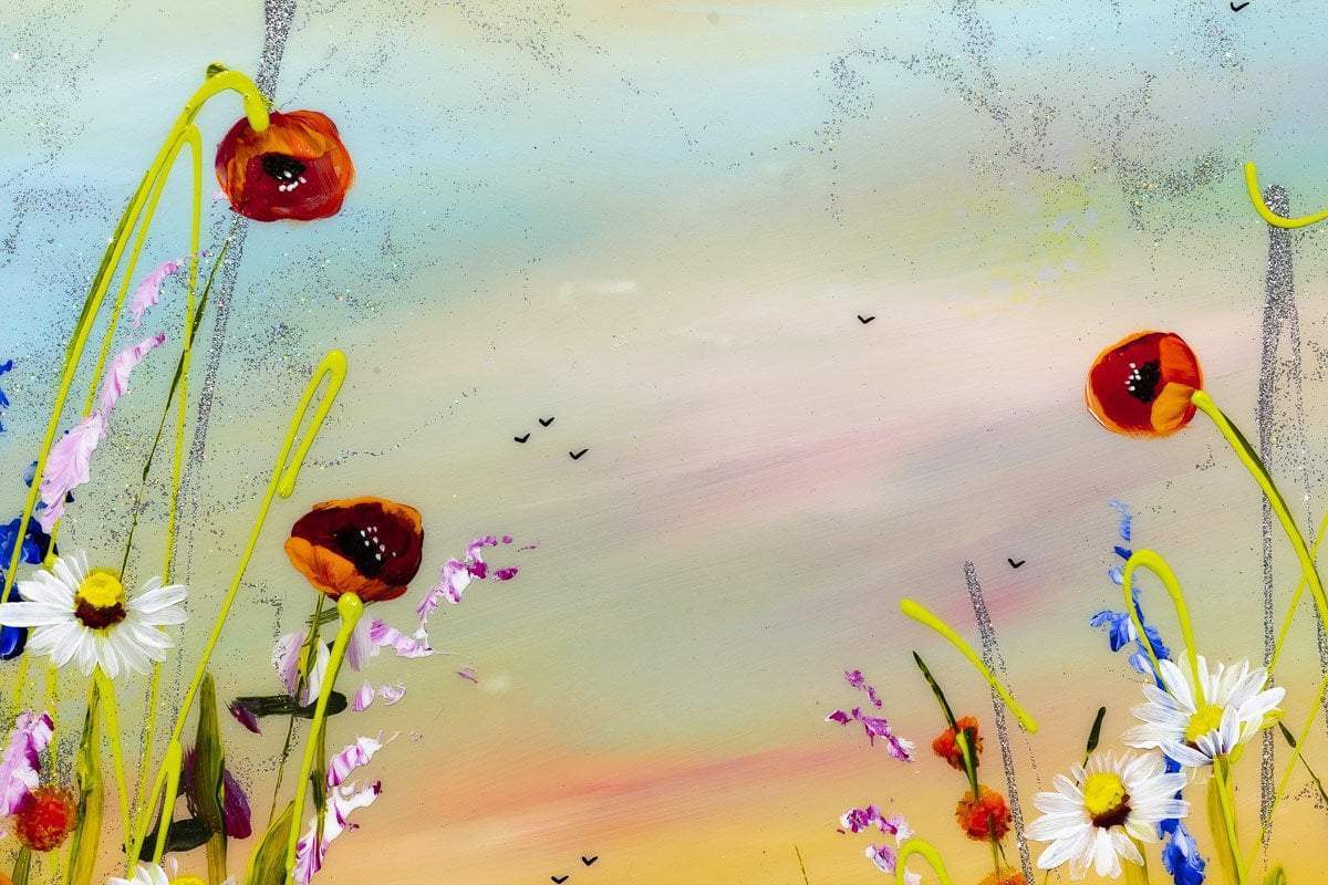 Calming Colours - Original - SOLD by artist Rozanne Bell - Wyecliffe Galleries