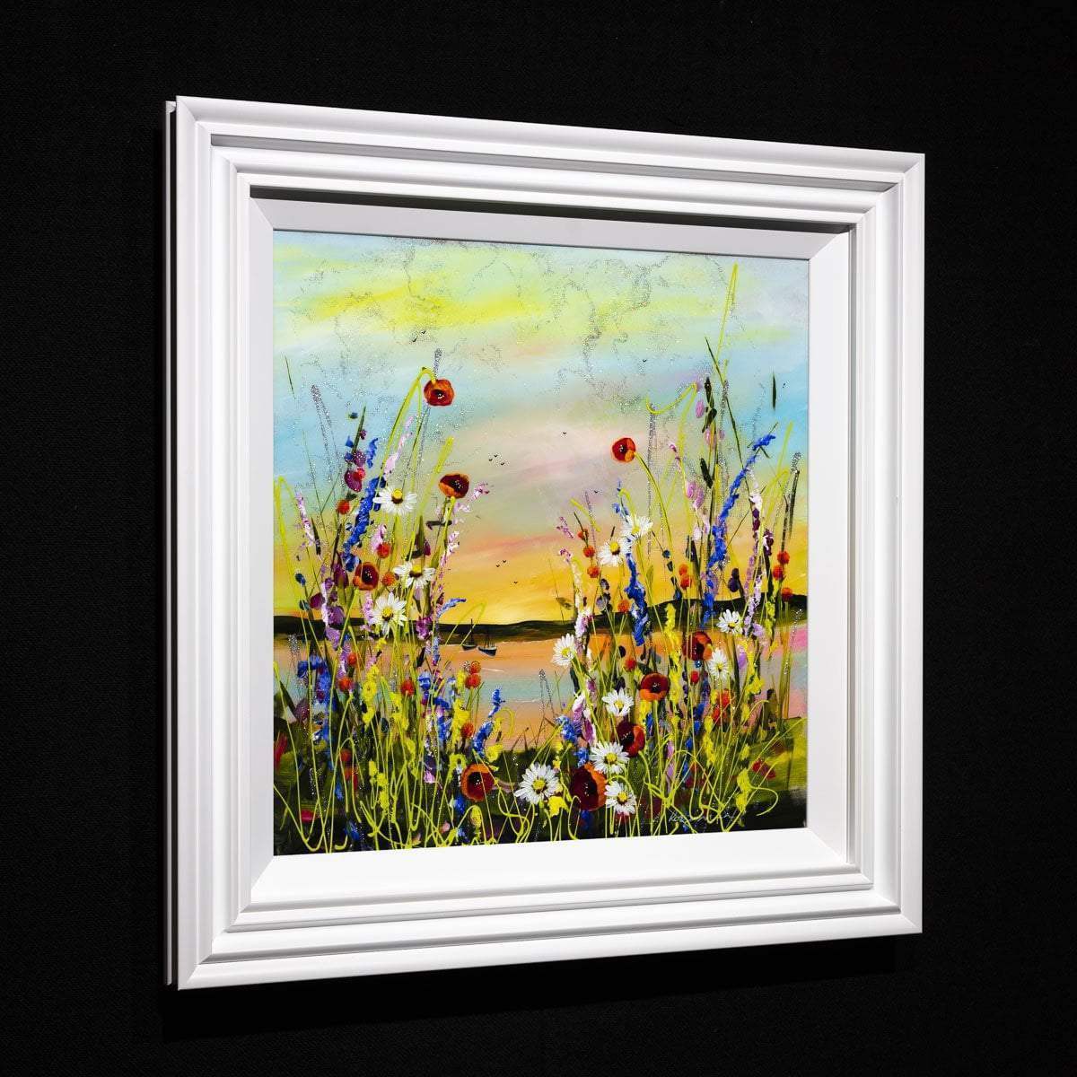 Calming Colours - Original - SOLD by artist Rozanne Bell - Wyecliffe Galleries