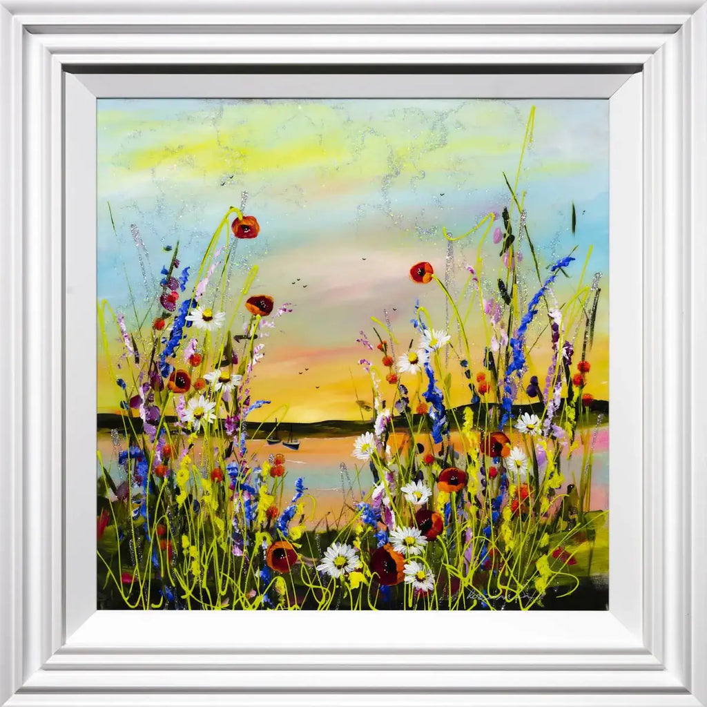 Calming Colours - Original - SOLD by artist Rozanne Bell - Wyecliffe Galleries