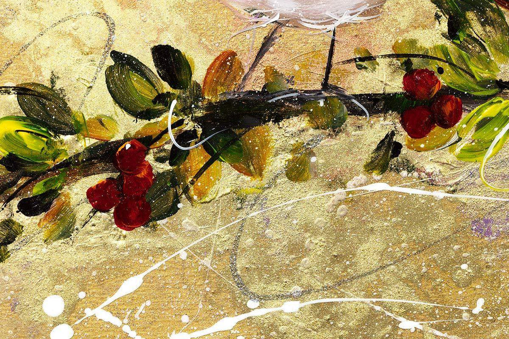 Cardinal Couple - Original - SOLD by artist Rozanne Bell - Wyecliffe Galleries