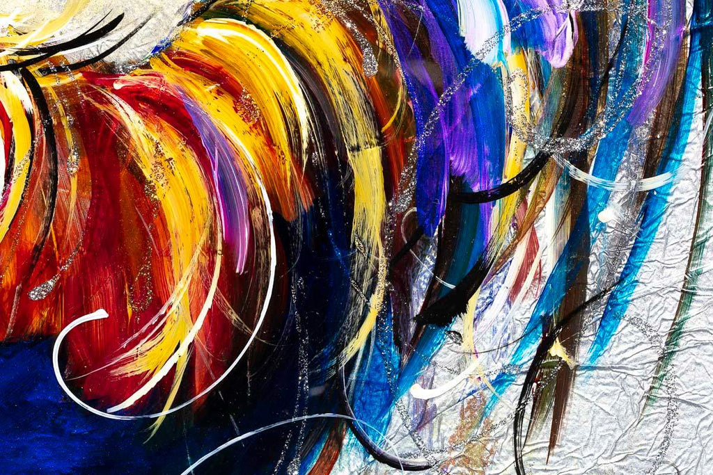 Carl - Original - SOLD by artist Rozanne Bell - Wyecliffe Galleries