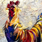 Carl - Original - SOLD by artist Rozanne Bell - Wyecliffe Galleries