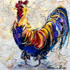 Carl - Original - SOLD by artist Rozanne Bell - Wyecliffe Galleries