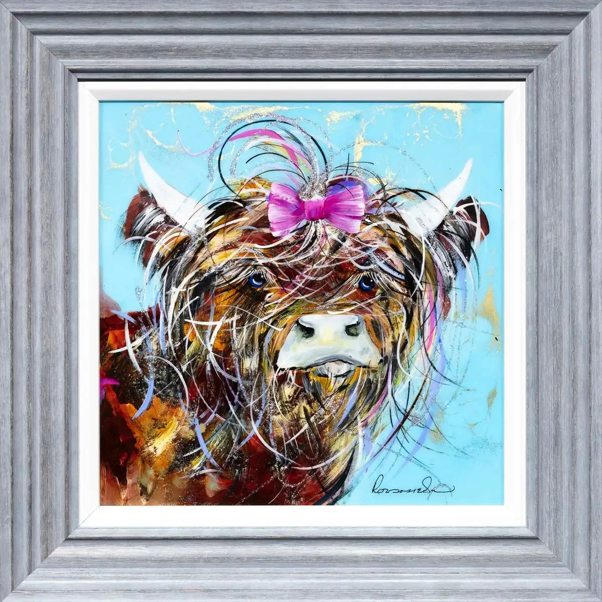 Carly - Original - SOLD by artist Rozanne Bell - Wyecliffe Galleries