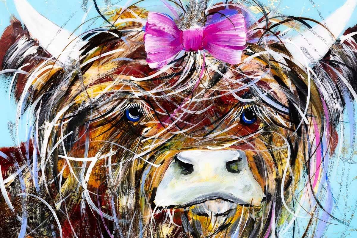 Carly - Original - SOLD by artist Rozanne Bell - Wyecliffe Galleries