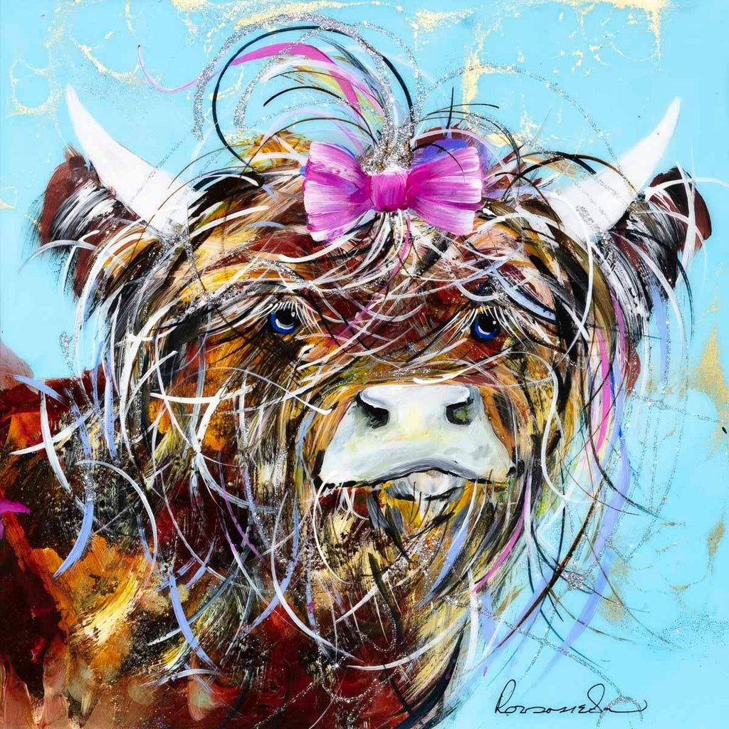 Carly - Original - SOLD by artist Rozanne Bell - Wyecliffe Galleries