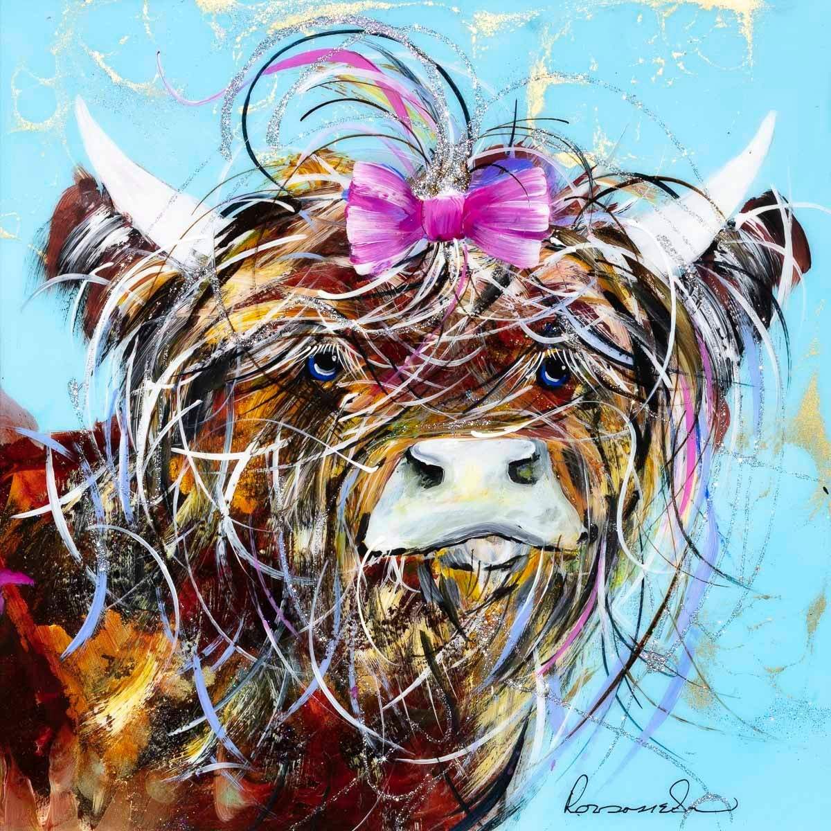 Carly - Original - SOLD by artist Rozanne Bell - Wyecliffe Galleries