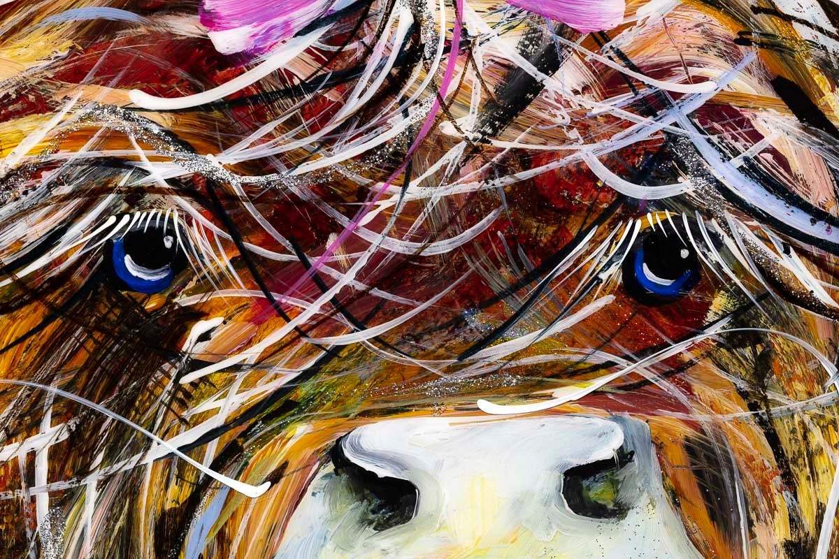 Carly - Original - SOLD by artist Rozanne Bell - Wyecliffe Galleries