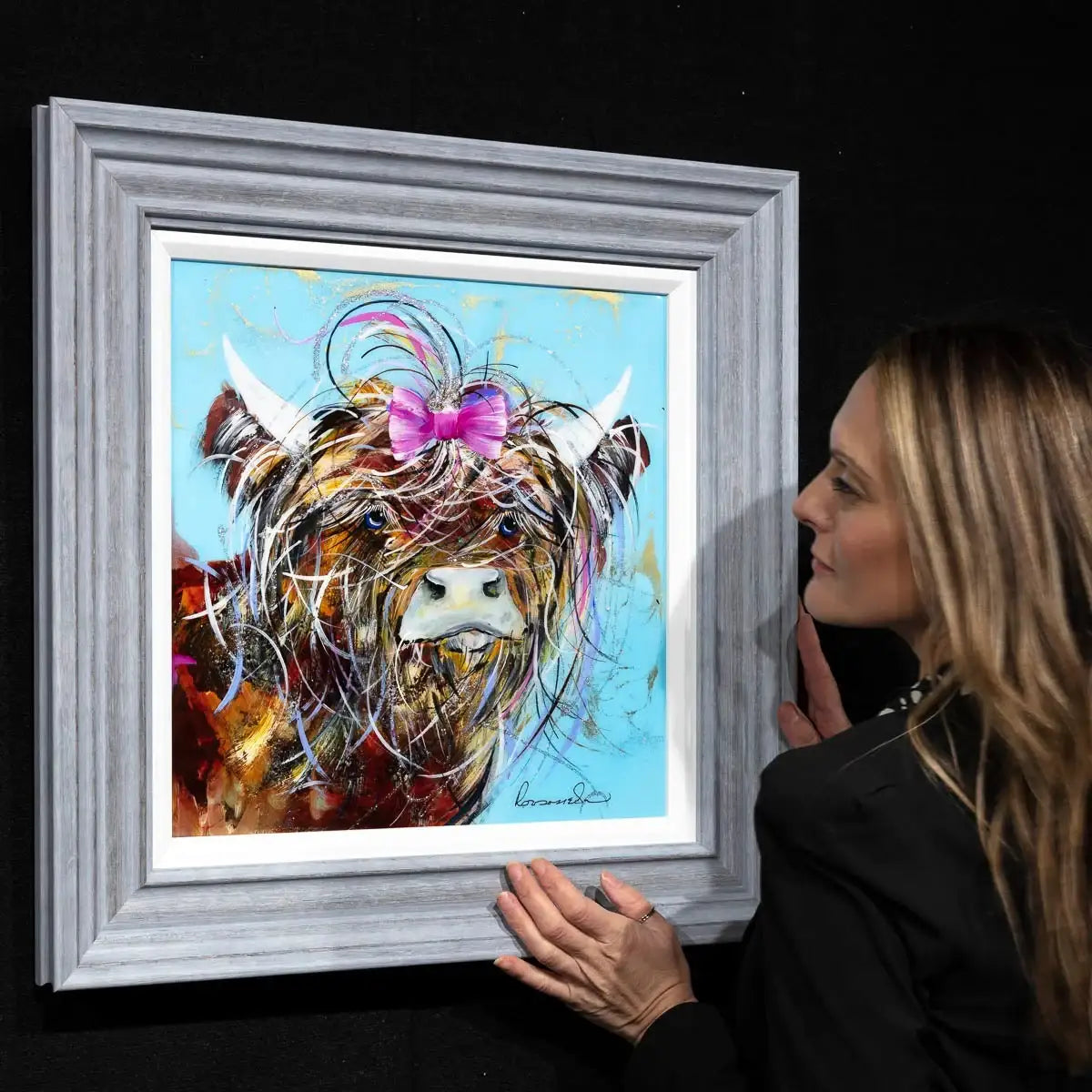 Carly - Original - SOLD by artist Rozanne Bell - Wyecliffe Galleries