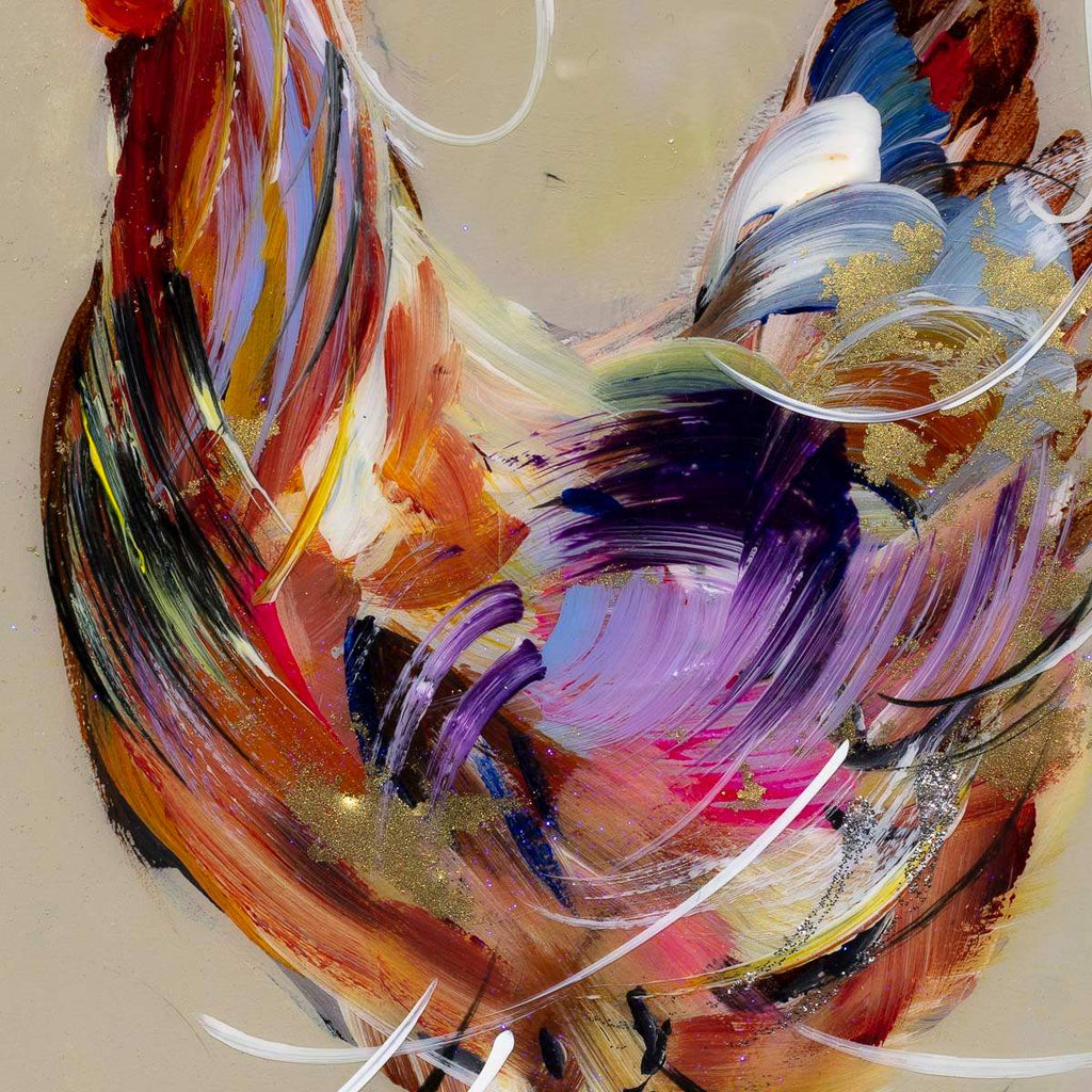 Carson - Original - SOLD by artist Rozanne Bell - Wyecliffe Galleries