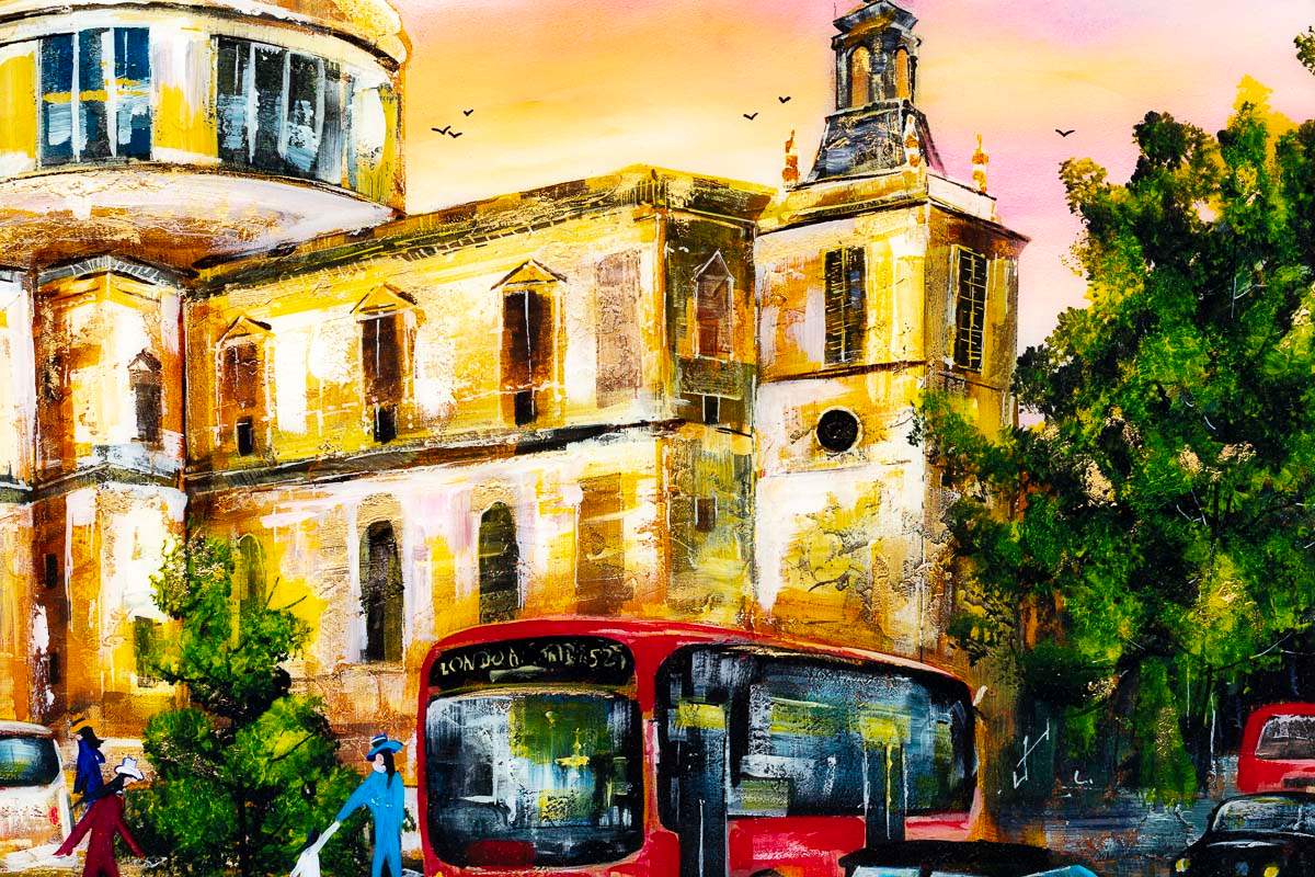 Cathedral Sunset - Original by artist Rozanne Bell - Wyecliffe Galleries