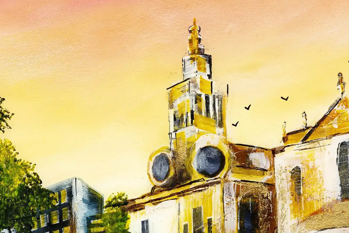 Cathedral Sunset - Original by artist Rozanne Bell - Wyecliffe Galleries