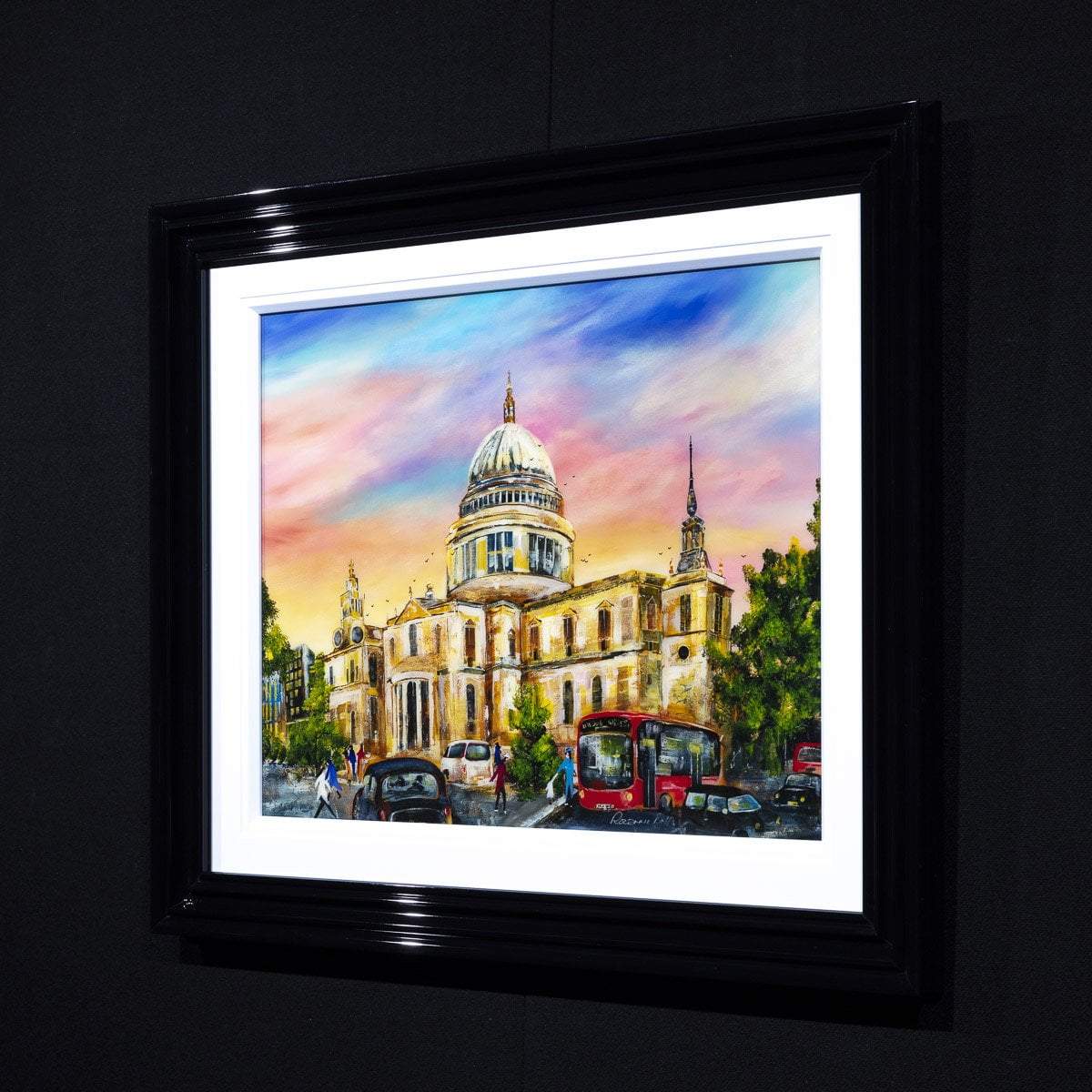 Cathedral Sunset - Original Rozanne Bell Framed