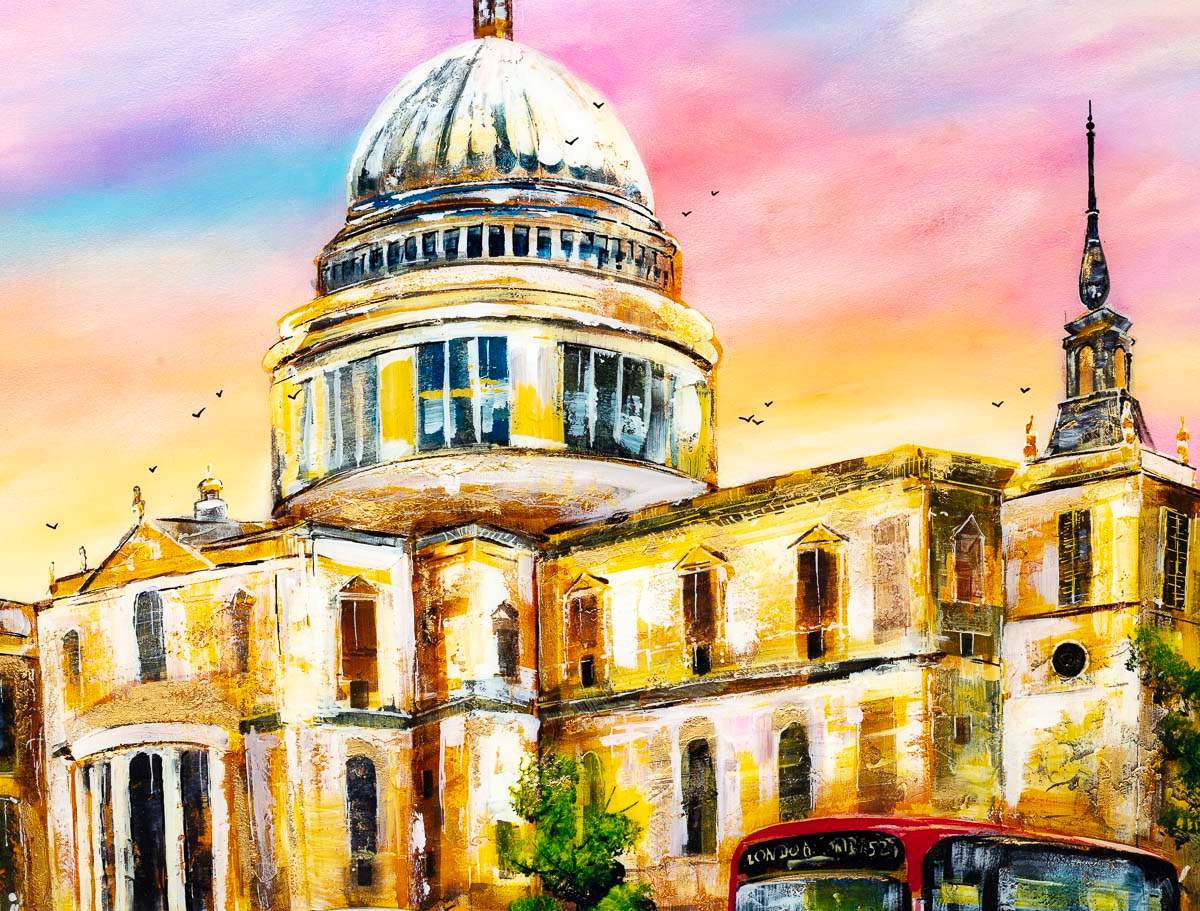 Cathedral Sunset - Original by artist Rozanne Bell - Wyecliffe Galleries