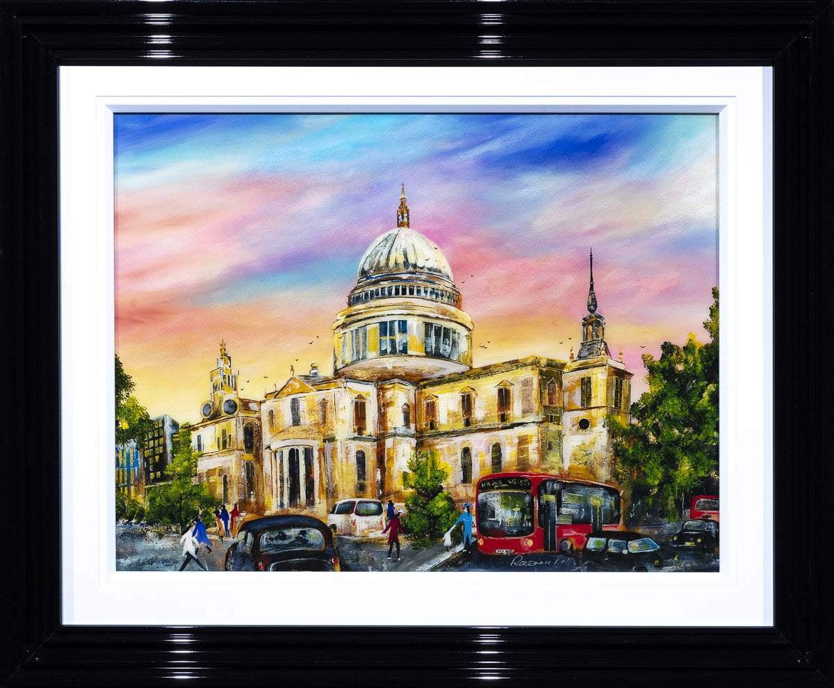 Cathedral Sunset - Original by artist Rozanne Bell - Wyecliffe Galleries