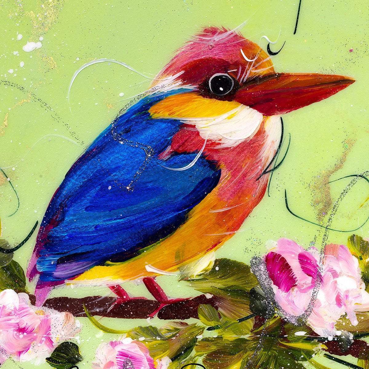 Celeste - Original - SOLD by artist Rozanne Bell - Wyecliffe Galleries