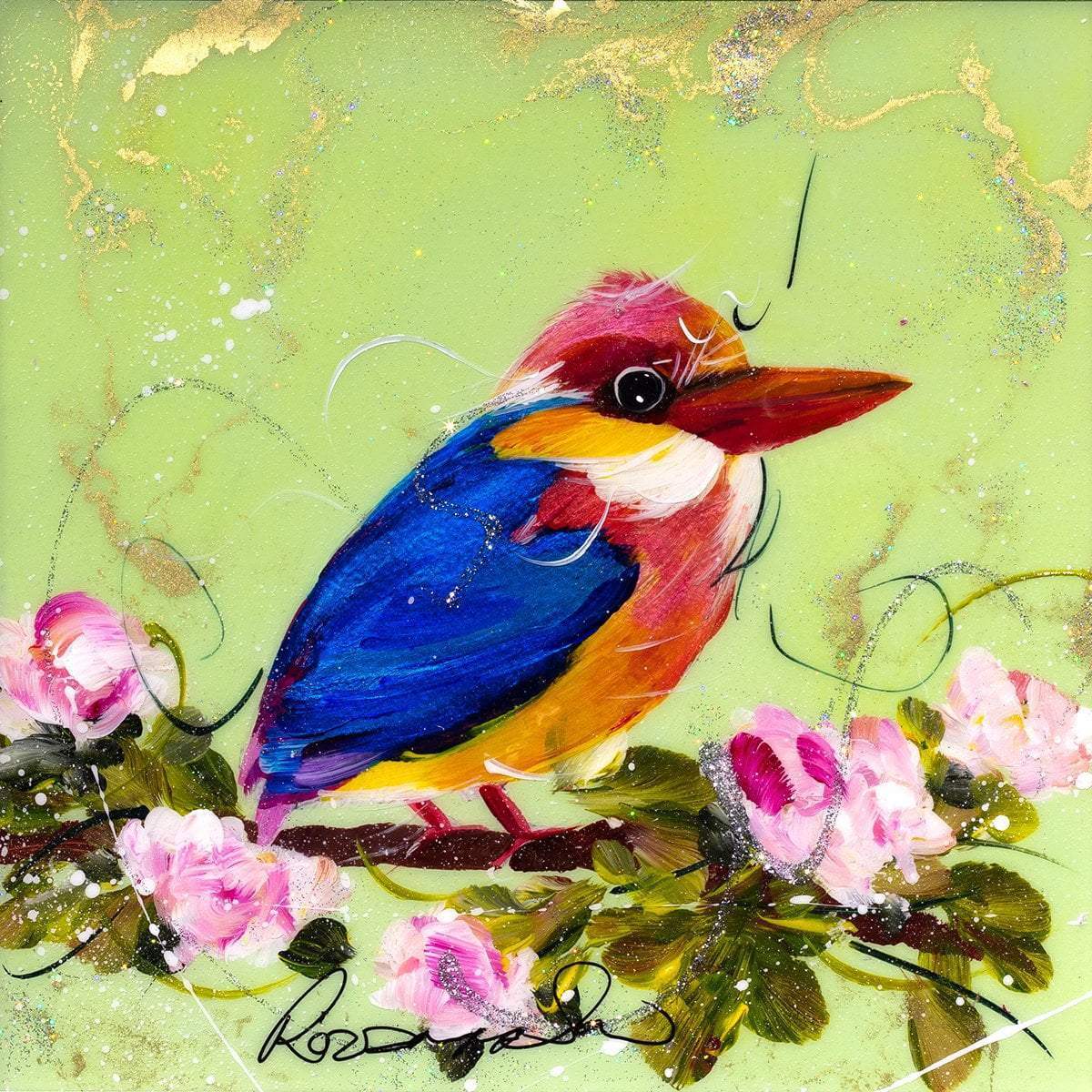 Celeste - Original - SOLD by artist Rozanne Bell - Wyecliffe Galleries