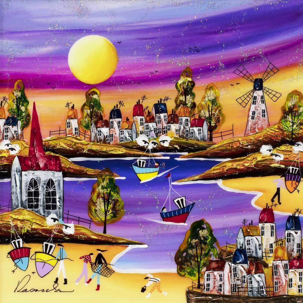 Changing Skies - Original - SOLD by artist Rozanne Bell - Wyecliffe Galleries