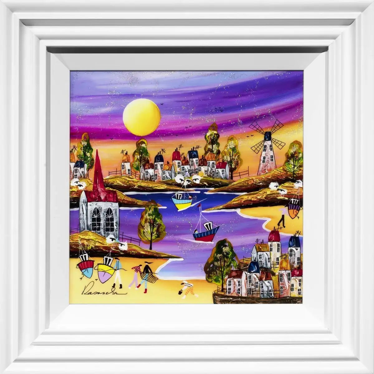 Changing Skies - Original - SOLD by artist Rozanne Bell - Wyecliffe Galleries