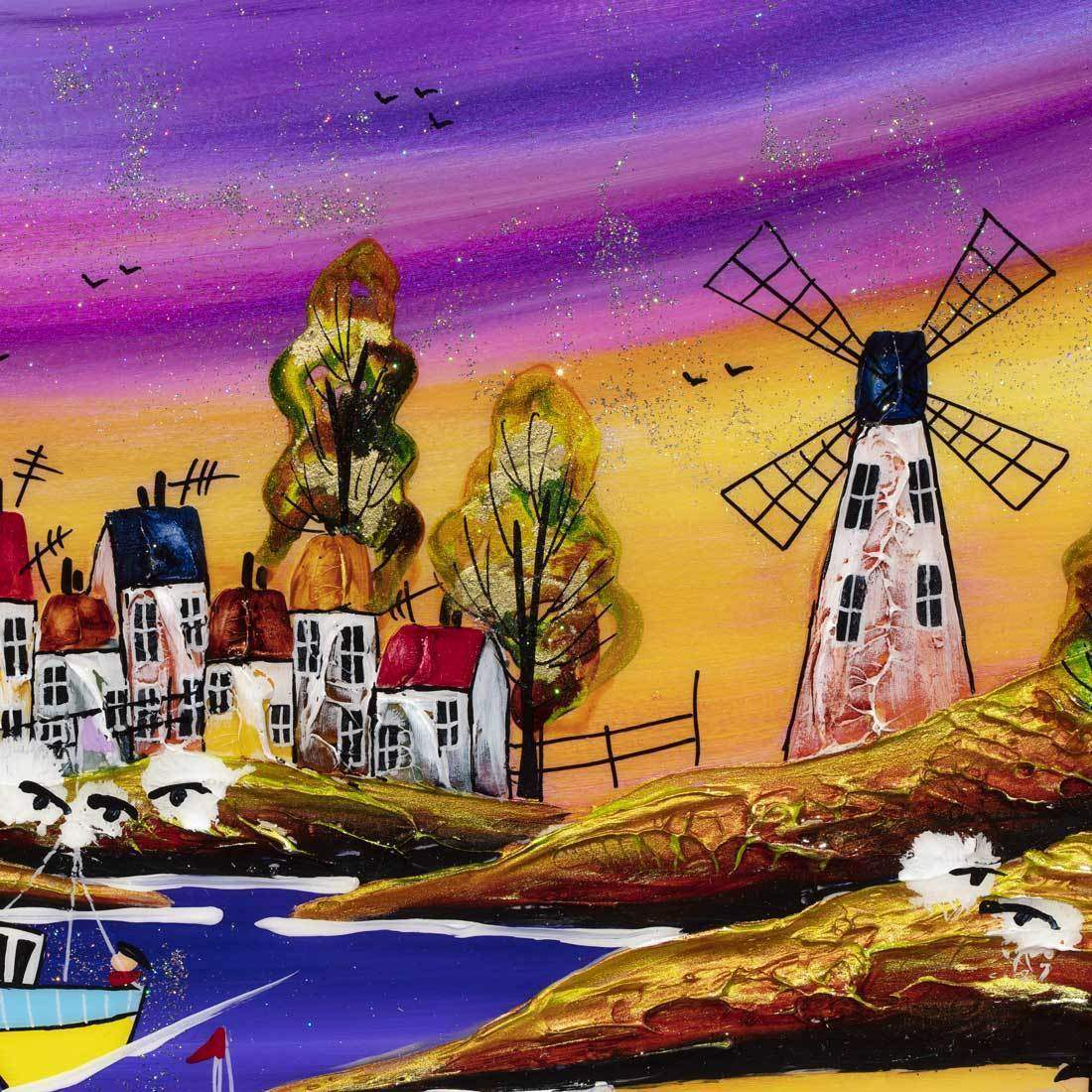 Changing Skies - Original - SOLD by artist Rozanne Bell - Wyecliffe Galleries