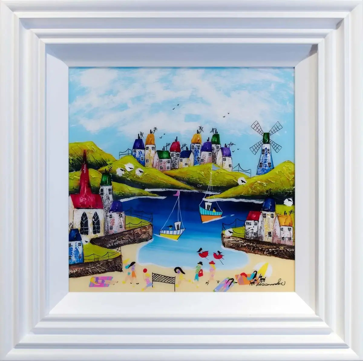 Chapel Bay - Original - SOLD by artist Rozanne Bell - Wyecliffe Galleries