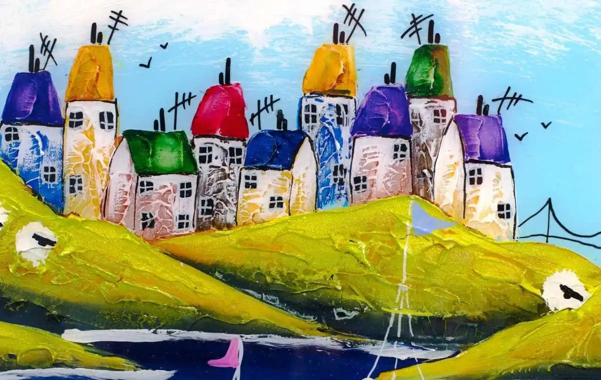 Chapel Bay - Original - SOLD by artist Rozanne Bell - Wyecliffe Galleries