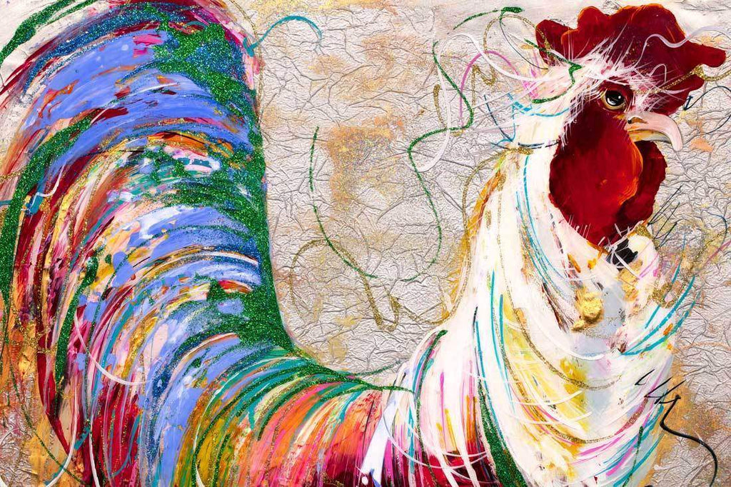 Charlie - Original - SOLD by artist Rozanne Bell - Wyecliffe Galleries