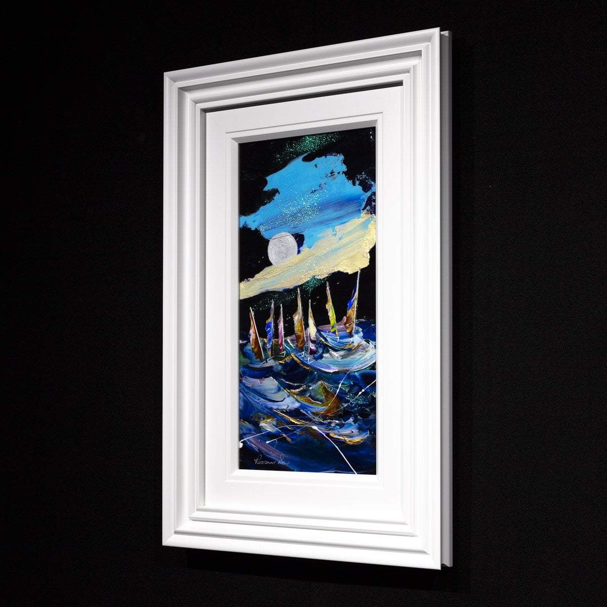 Chasing the Night - Original Rozanne Bell Framed