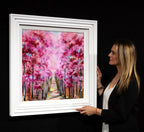 Cherry Blossom Walks - Original - SOLD by artist Rozanne Bell - Wyecliffe Galleries