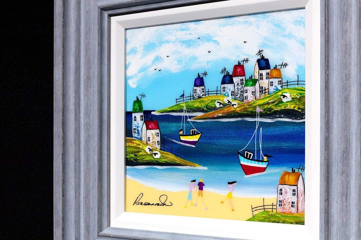 Childhood Memories I - Original - SOLD by artist Rozanne Bell - Wyecliffe Galleries