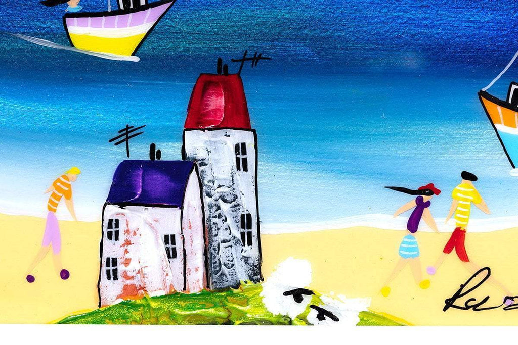 Childhood Memories II - SOLD by artist Rozanne Bell - Wyecliffe Galleries