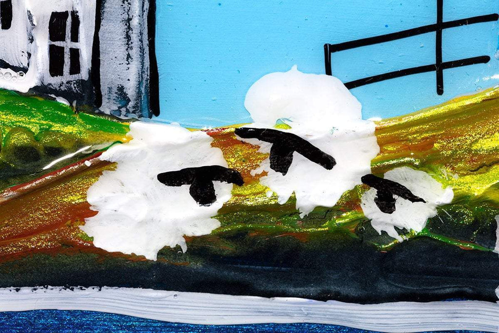 Childhood Memories II - SOLD by artist Rozanne Bell - Wyecliffe Galleries