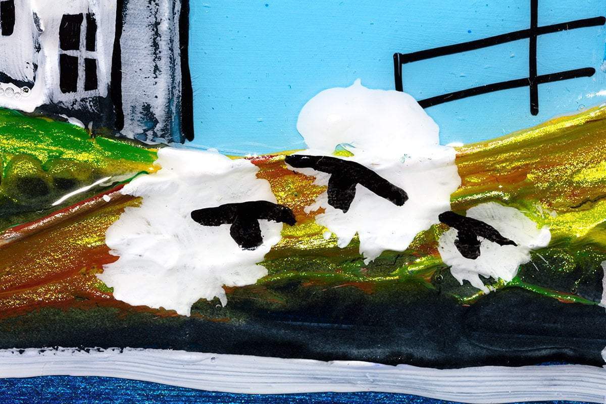 Childhood Memories II - SOLD by artist Rozanne Bell - Wyecliffe Galleries