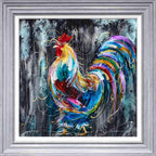 Cluck - Original - SOLD by artist Rozanne Bell - Wyecliffe Galleries