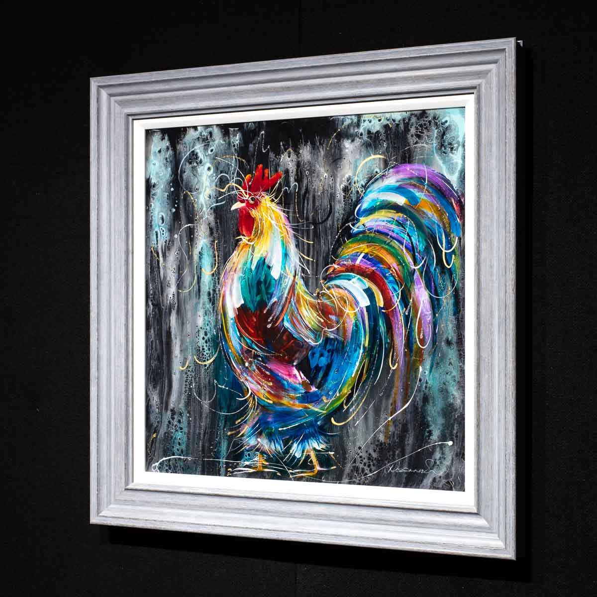 Cluck - Original - SOLD by artist Rozanne Bell - Wyecliffe Galleries