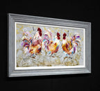 Clucking Away - Original by artist Rozanne Bell - Wyecliffe Galleries