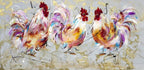 Clucking Away - Original by artist Rozanne Bell - Wyecliffe Galleries