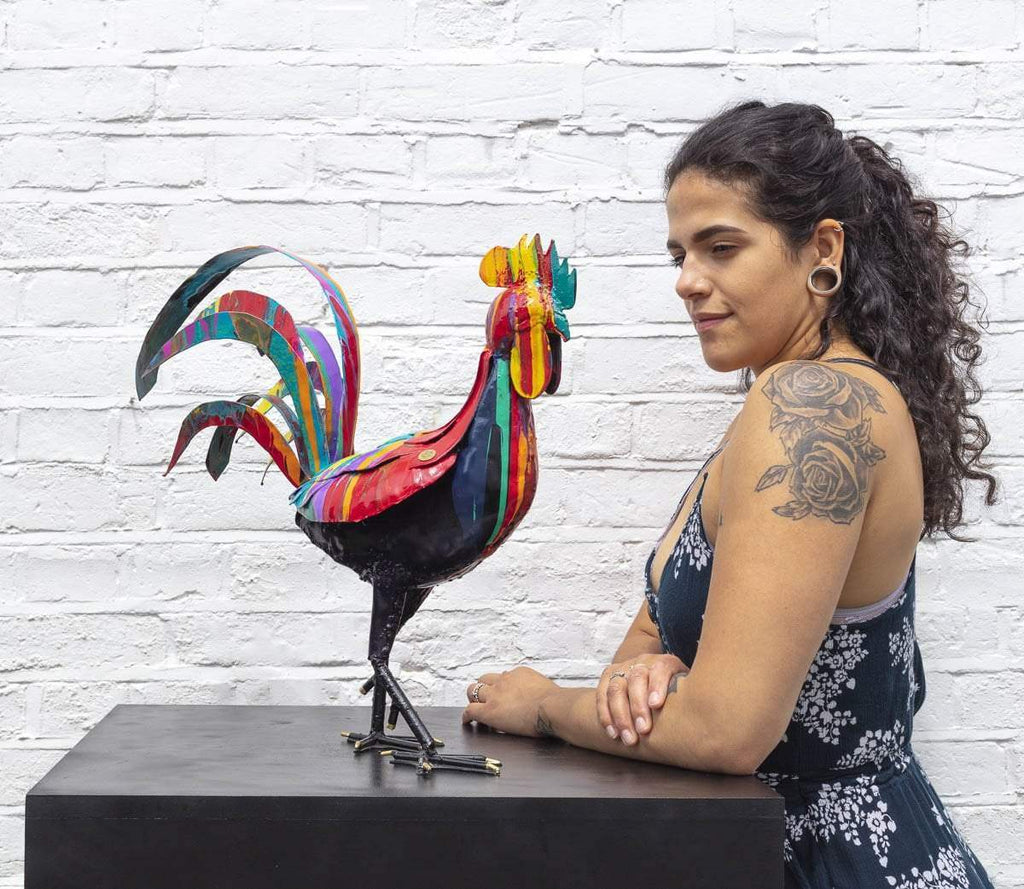 Clyde - Original Sculpture - SOLD by artist Rozanne Bell - Wyecliffe Galleries