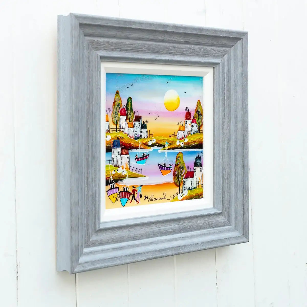 Coastal Adventure - Original - SOLD by artist Rozanne Bell - Wyecliffe Galleries