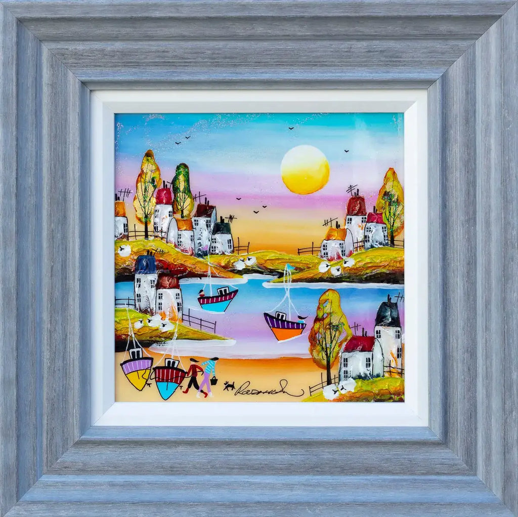 Coastal Adventure - Original - SOLD by artist Rozanne Bell - Wyecliffe Galleries