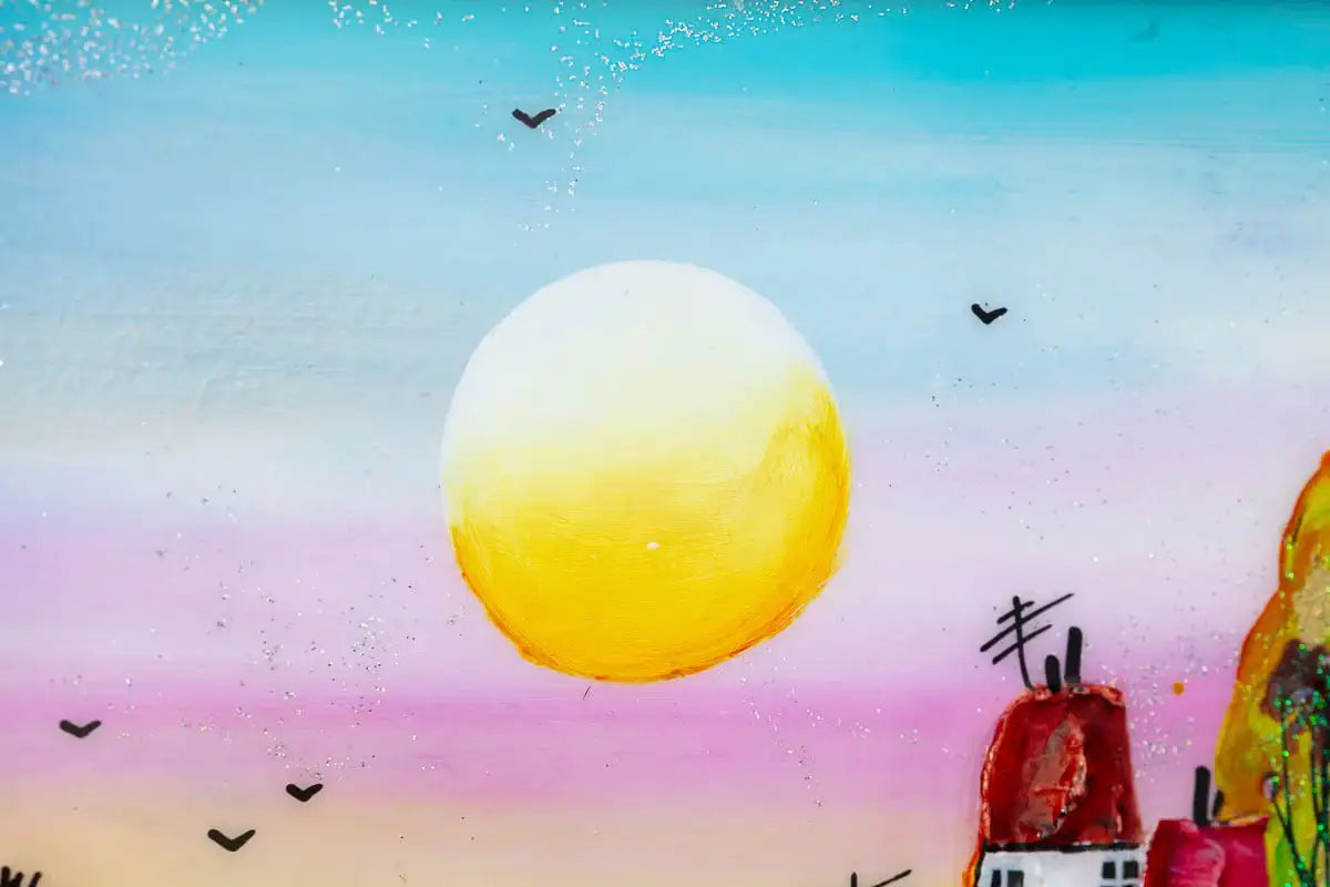 Coastal Adventure - Original - SOLD by artist Rozanne Bell - Wyecliffe Galleries