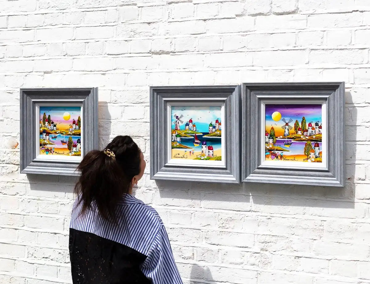 Coastal Adventure - Original - SOLD by artist Rozanne Bell - Wyecliffe Galleries