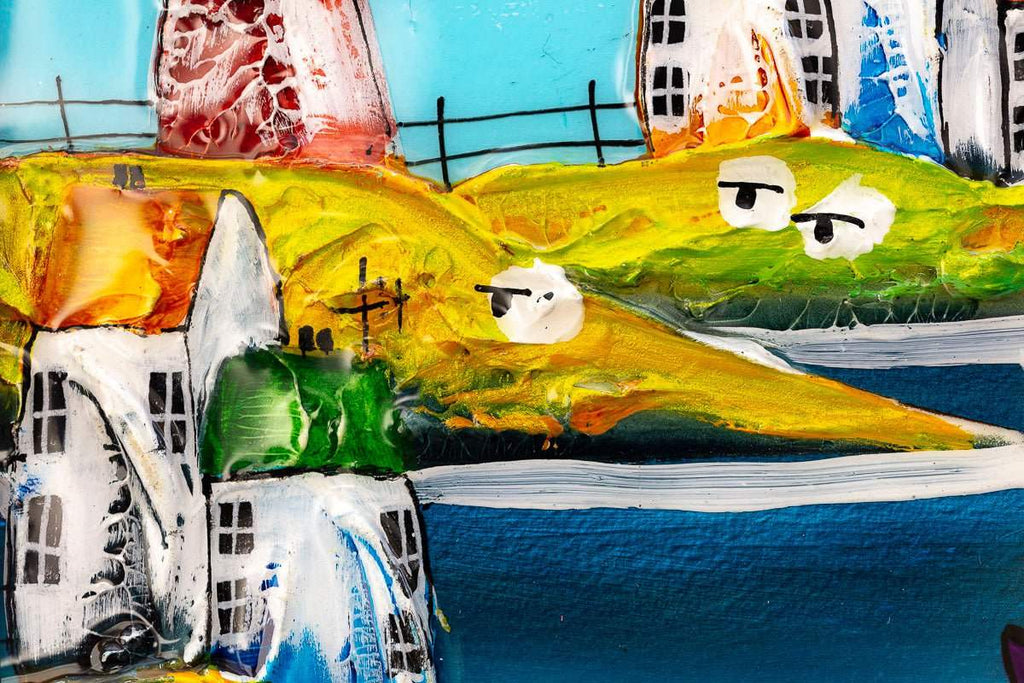 Coastal Bliss - Original - SOLD by artist Rozanne Bell - Wyecliffe Galleries