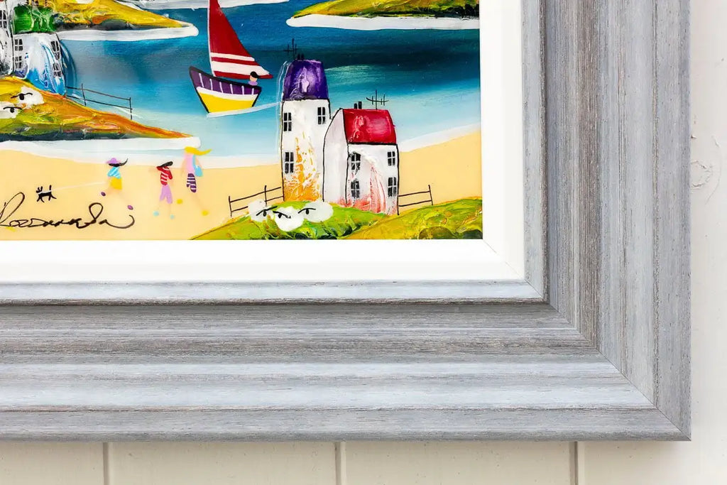 Coastal Bliss - Original - SOLD by artist Rozanne Bell - Wyecliffe Galleries