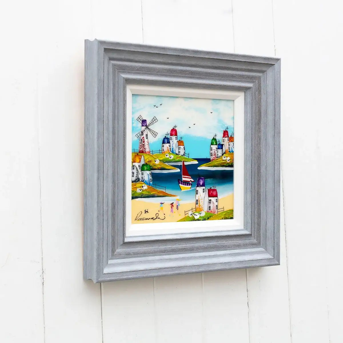 Coastal Bliss - Original - SOLD by artist Rozanne Bell - Wyecliffe Galleries