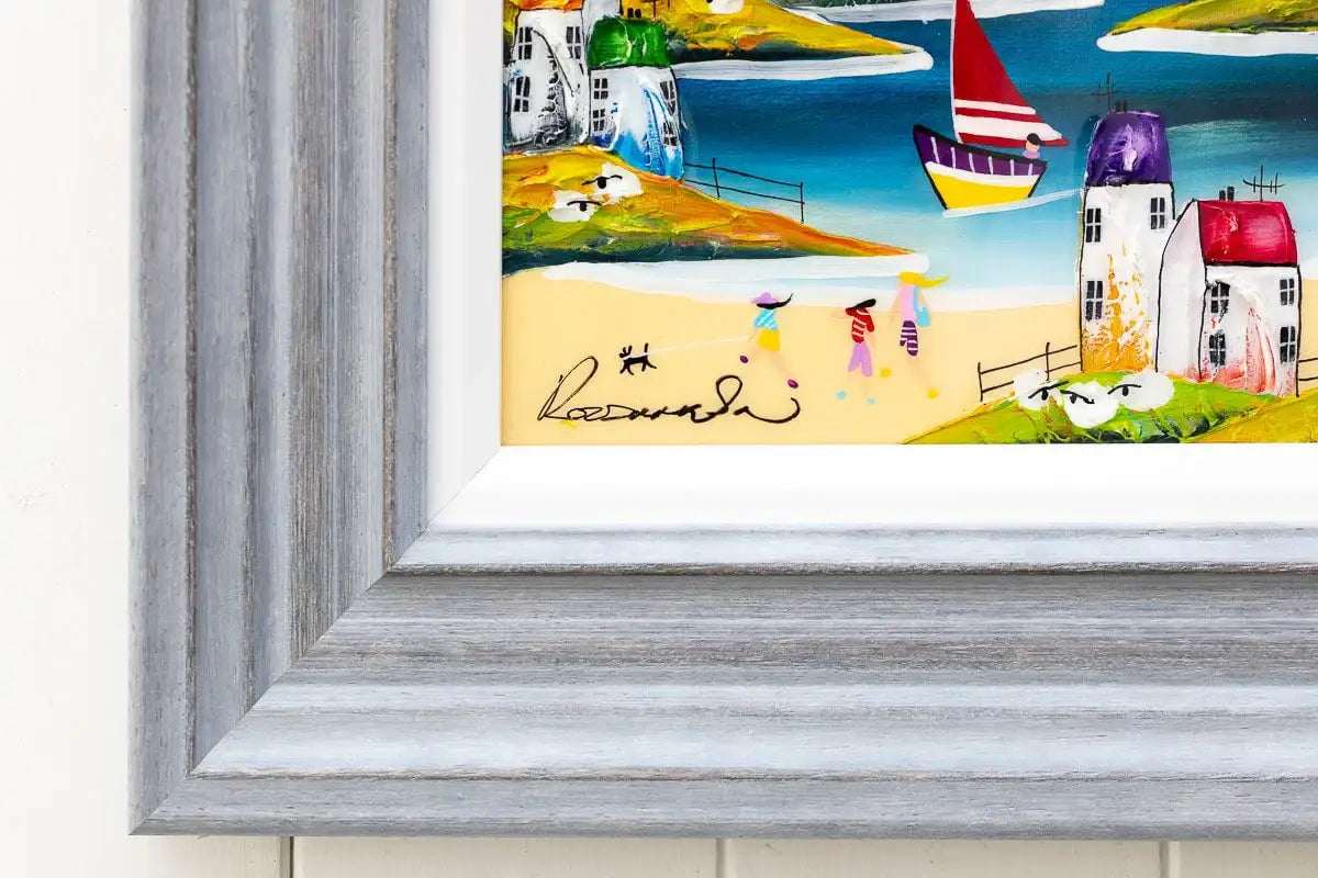 Coastal Bliss - Original - SOLD by artist Rozanne Bell - Wyecliffe Galleries