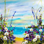 Coastal Blossom - Original - SOLD by artist Rozanne Bell - Wyecliffe Galleries